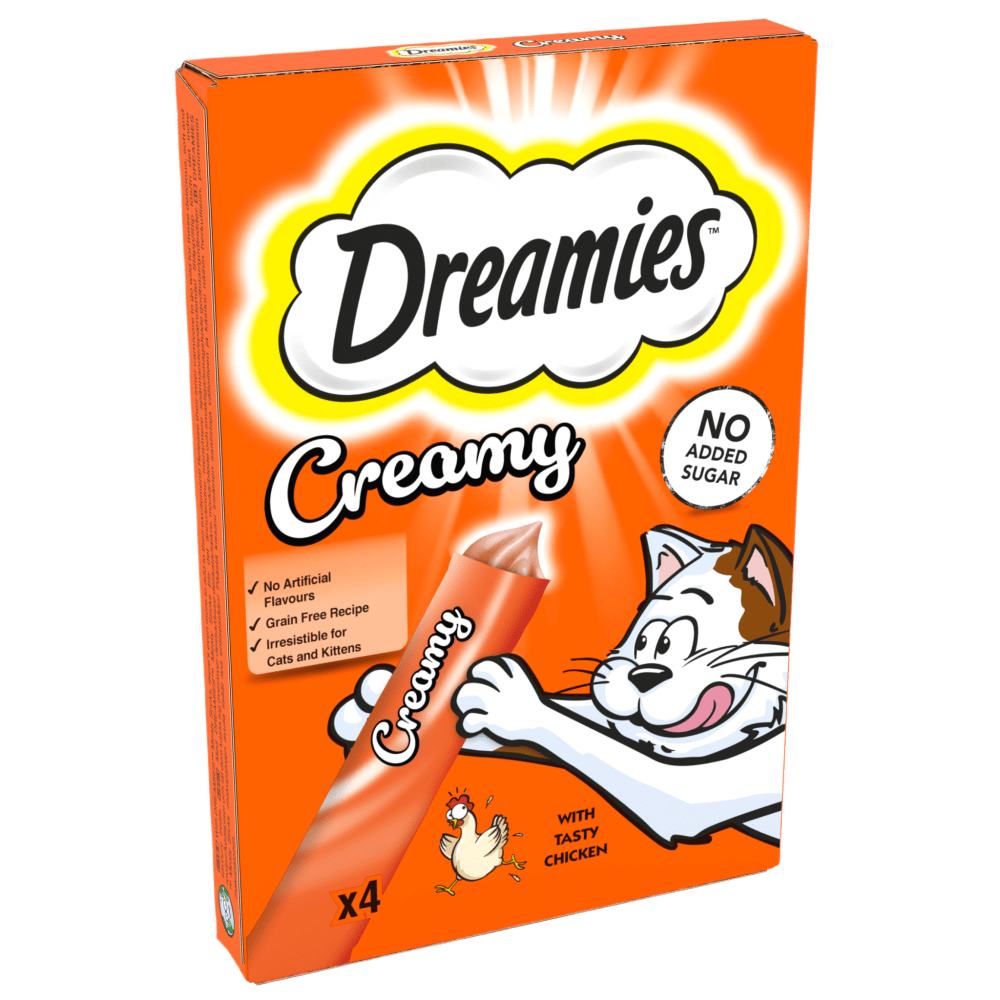 Creamy Cat Treats With Chicken - brand image