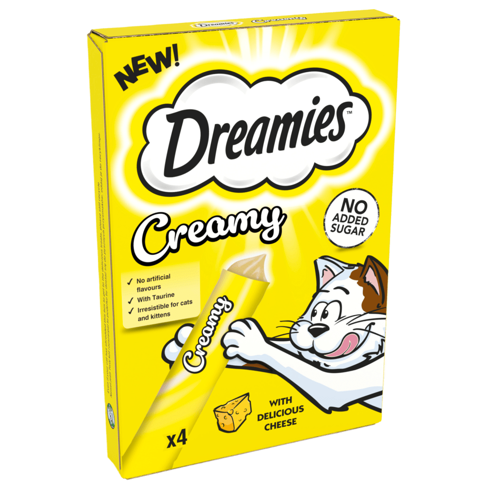 Creamy Adult Cat & Kitten Treats with Delicious Cheese - brand image