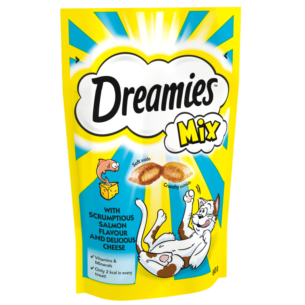 Mix Cat Treats With Salmon Flavour & Cheese - brand image