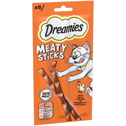 Meaty Sticks Adult Cat Treats with Tasty Chicken - brand image