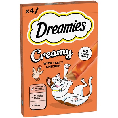 Creamy Cat Treats With Chicken - brand image