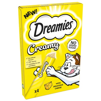 Creamy Adult Cat & Kitten Treats with Delicious Cheese - brand image